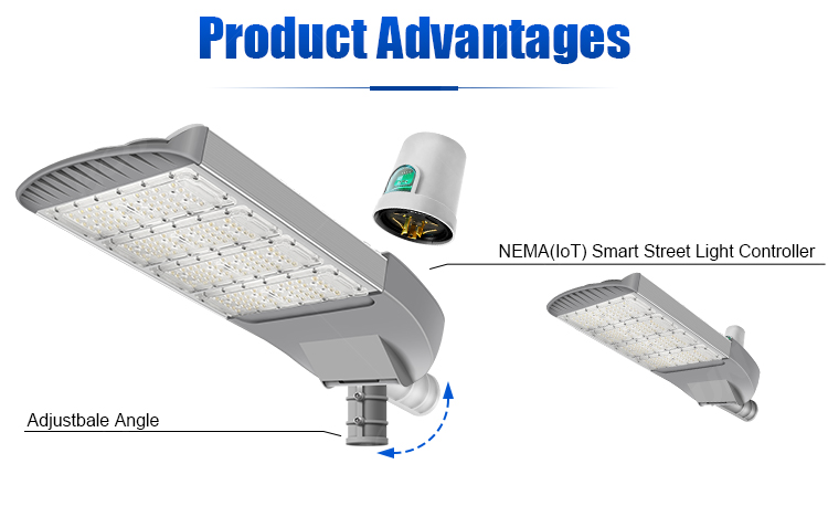BOSUN Lighting high efficiency LED street light with IoT functions